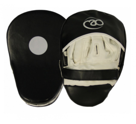 FM Curved Synthetic Leather Focus Boxing Pads BLACK